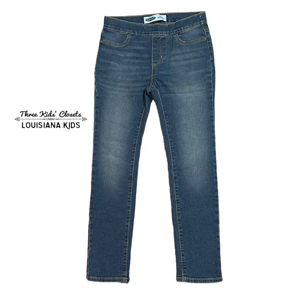 Old Navy L (10/12) Skinny Built-In-Tough Jeans Jeggings
